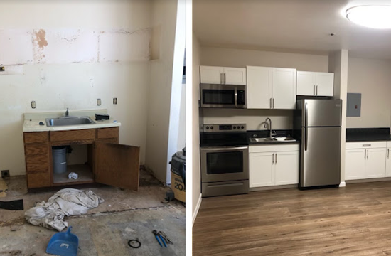 remodel before and after